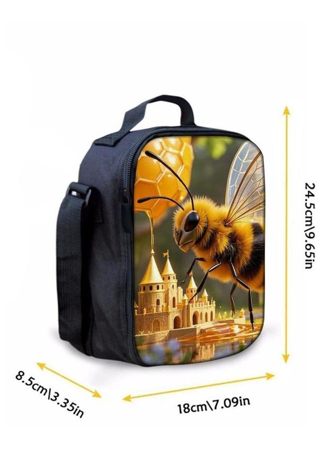 The latest universal cartoon new three-piece schoolbag (for students, teenagers, children)