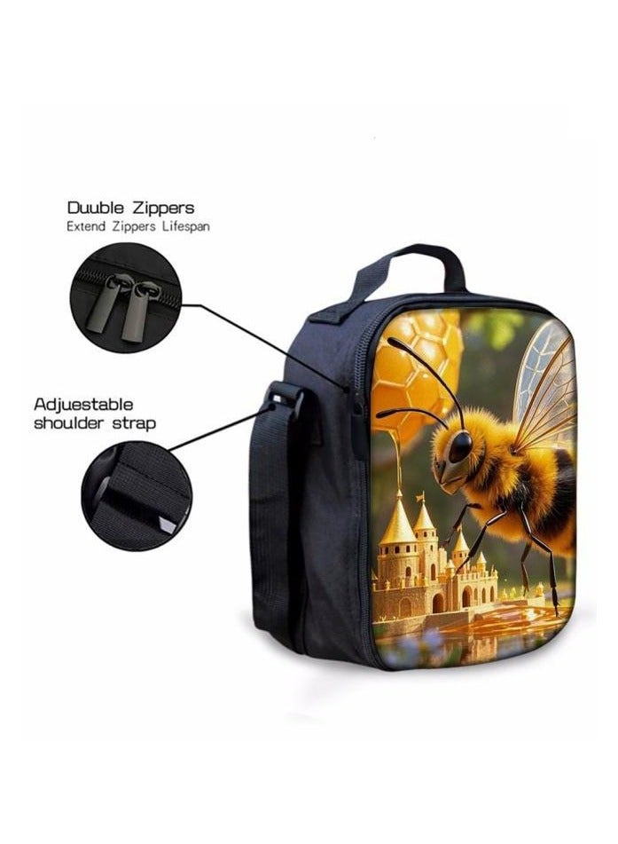 The latest universal cartoon new three-piece schoolbag (for students, teenagers, children)