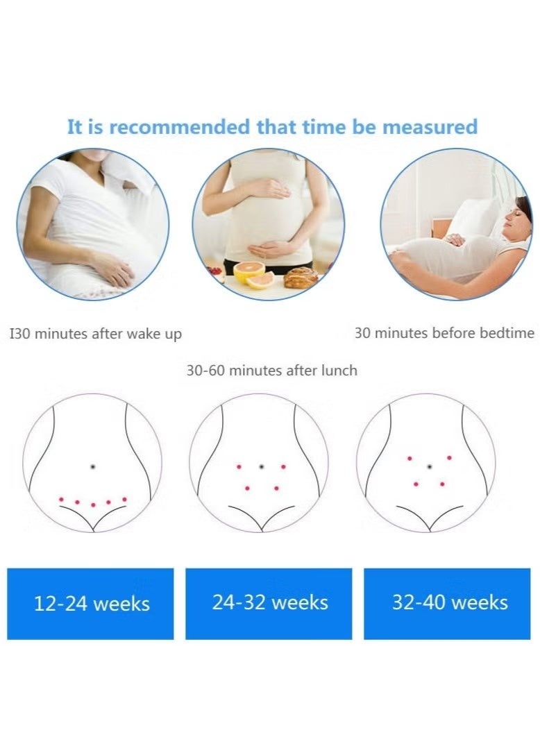 JWSISSIE Portable Ultrasound Doppler Fetal Heart Rate Monitor with LCD Screen - Image 4
