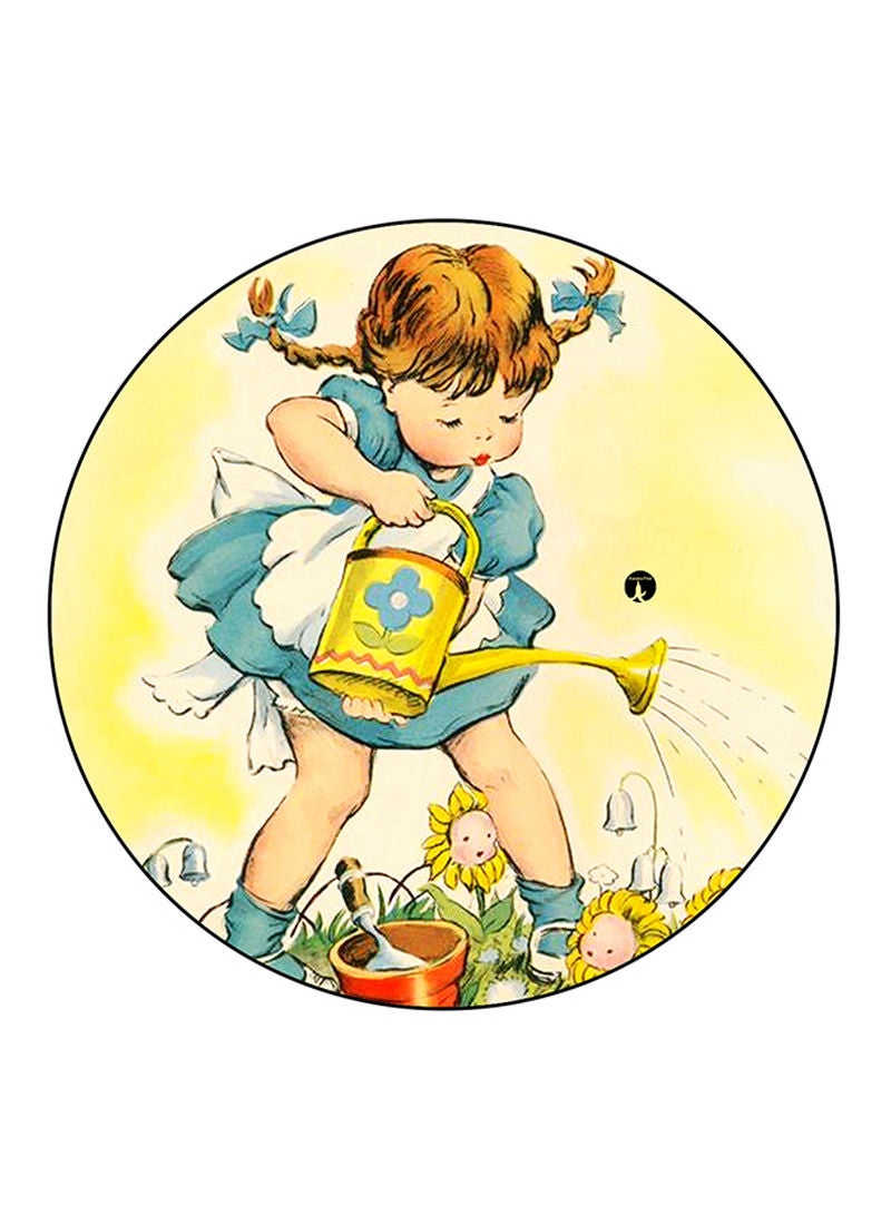 RKN Girl Printed Mouse Pad  Multicolour