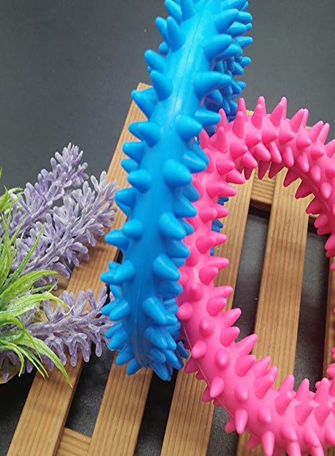 PINDIA 1 Pc Spike Soft Rubber Ring for Chewing and Teething Toy - Random - Image 4
