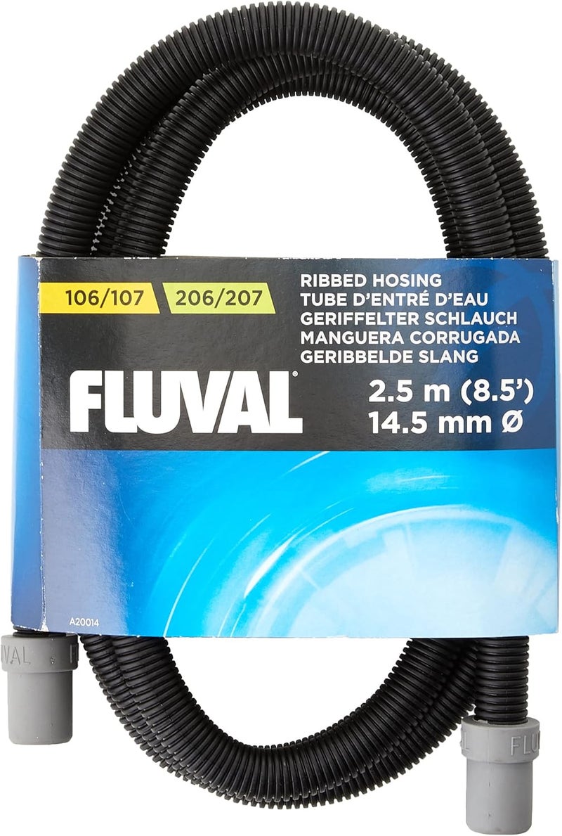 Fluval 104/204 Ribbed Hosing - 2.5 Meters with 14.5 mm Opening for External Filters - Image 1