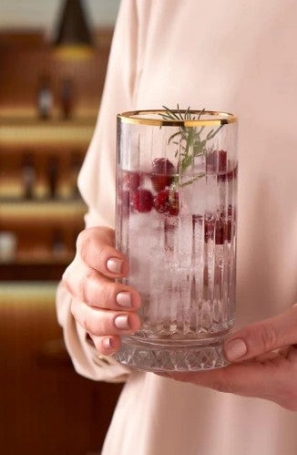 Elysia Gold Golden Touch Soft Drink Glass 4 Pieces 365 cc 520445