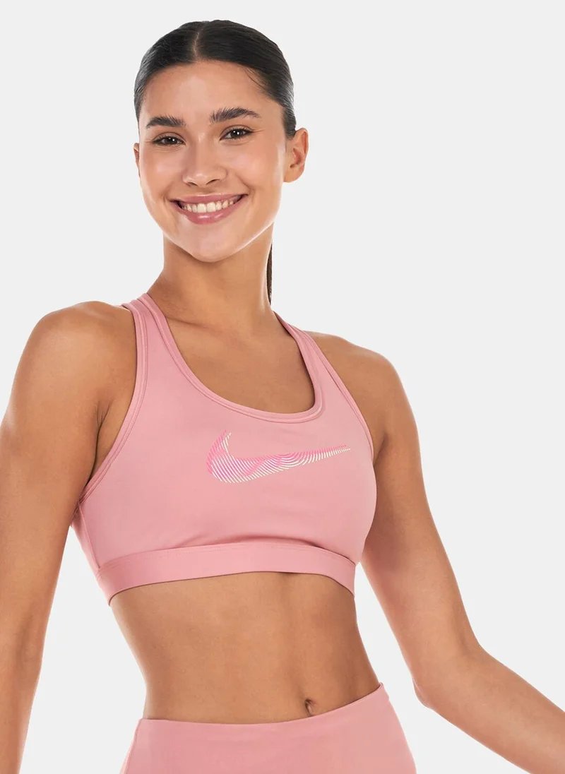 Nike Women's Swoosh Medium-Support Graphic Training Sports Bra
