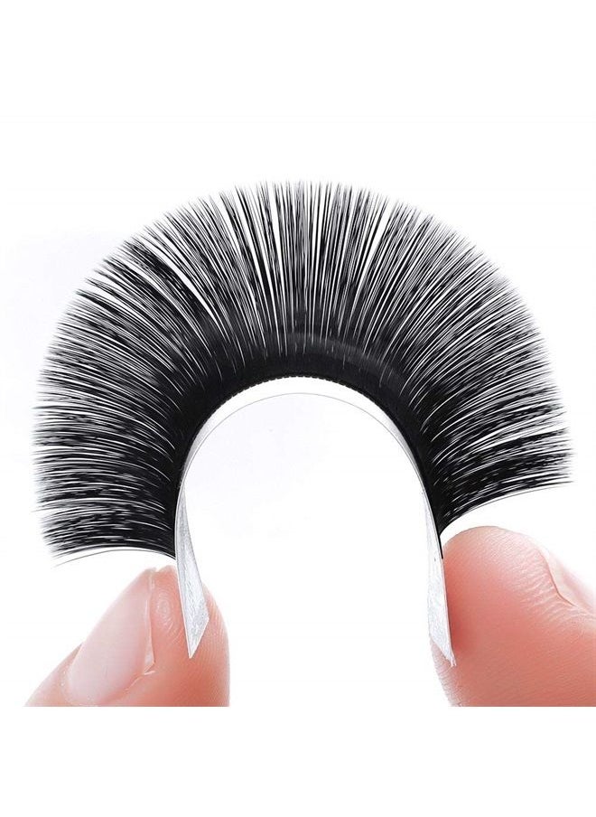 FADLASH - Eyelash Extension Supplies Easy Fanning Lashes 0.07 DD Curl 16-22mm Mixed Tray Matte Black FADLASH Self Fanning Volume Lash Extensions (0.07-DD, 16-22mm Mix) - Image 1