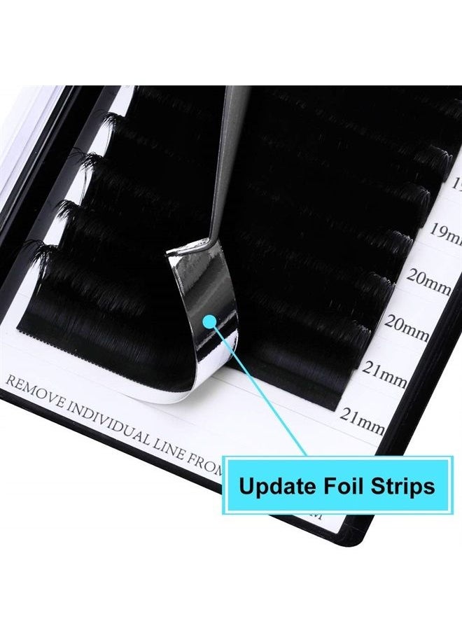 FADLASH - Eyelash Extension Supplies Easy Fanning Lashes 0.07 DD Curl 16-22mm Mixed Tray Matte Black FADLASH Self Fanning Volume Lash Extensions (0.07-DD, 16-22mm Mix) - Image 1