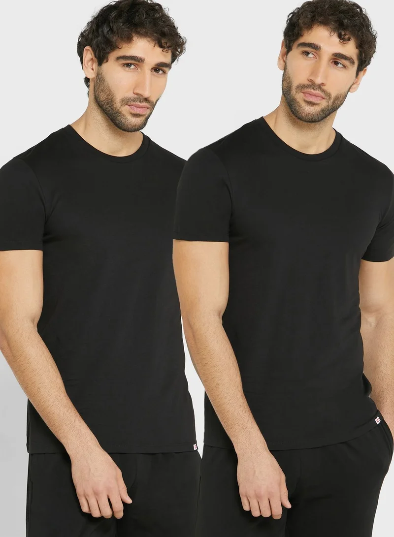 DIESEL 2 Pack Crew Neck T-Shirt