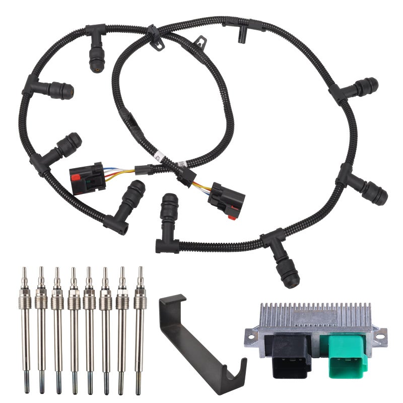 FGJQEFG Powerstroke Glow Plugs Harnesses GPCM Controller Tool Compatible with 0410 Ford 60 60L