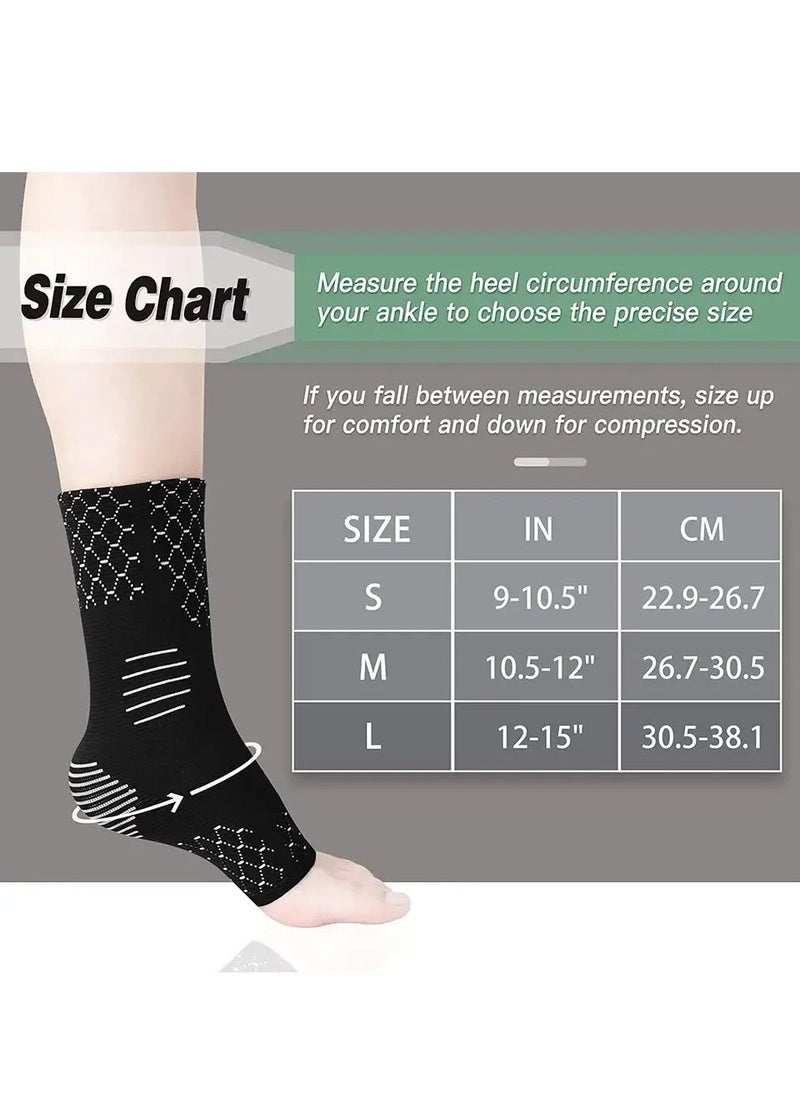 Evolve - Evolve Pair Of Ankle Brace For Stability Support Compression And Recovery With Outsole Grip - Image 1