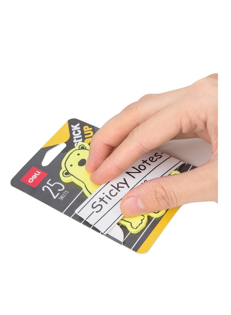 Deli 4-Pack Fancy Sticky Notes Multicolour - Image 2