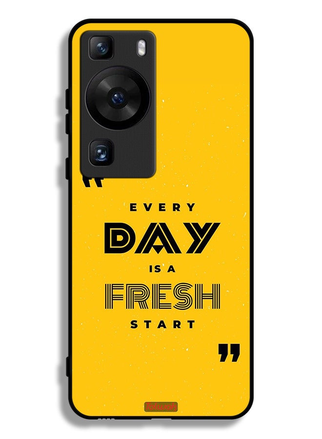 Tolwak Huawei P60 Protective Case Cover Every Day Is A Fresh Start - Image 1