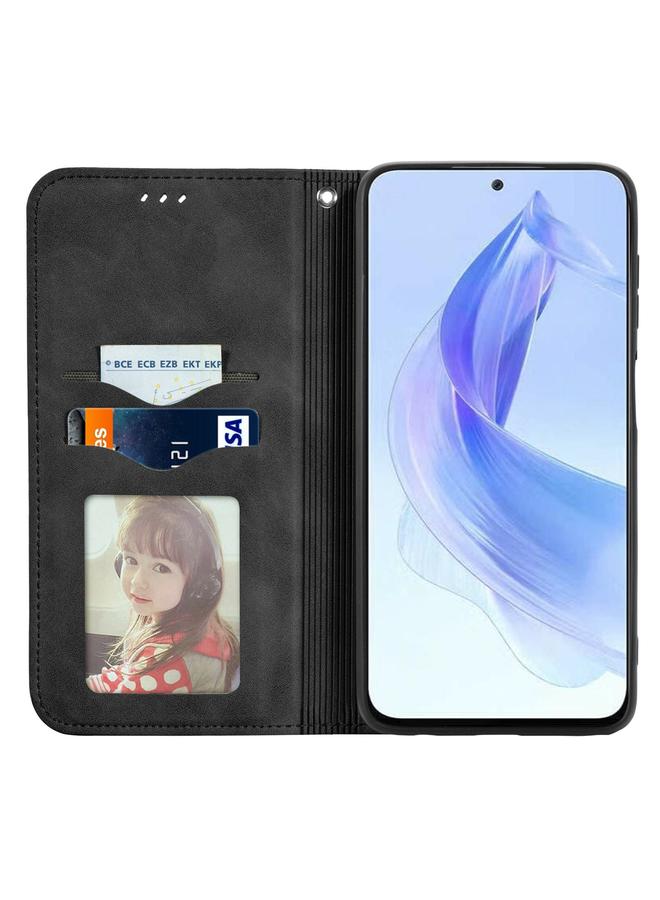 The Bros Phone Case For Honor 90 Lite Retro Skin Feel Magnetic Flip Leather Phone Phone Case - Image 3