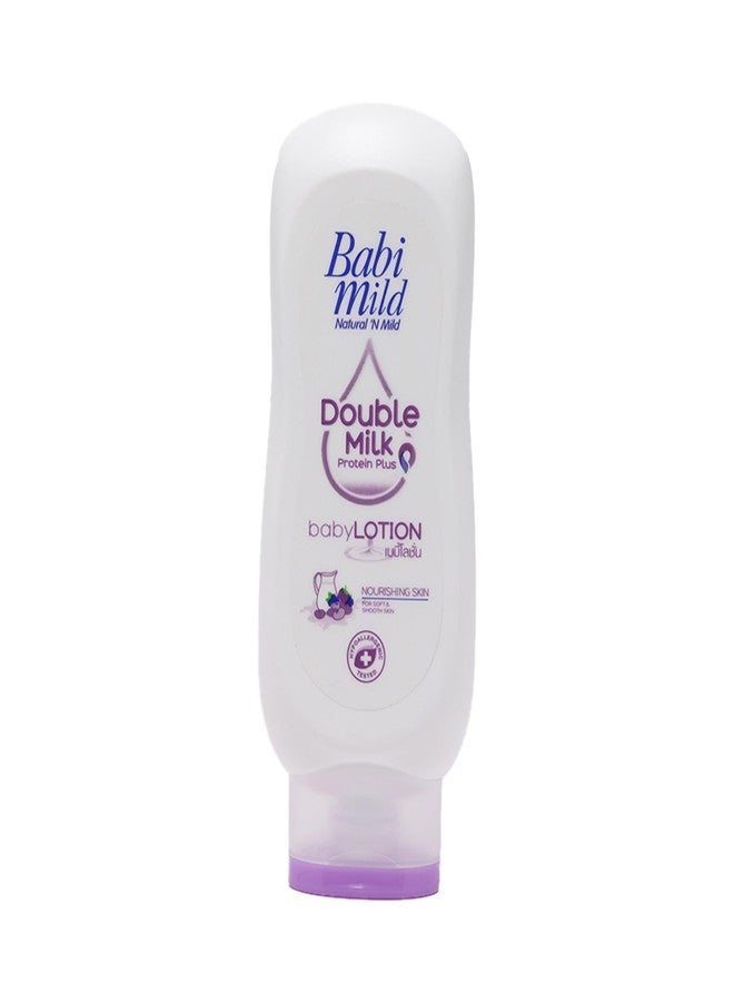 HANI PO™ Babi Mild Double Milk (protein plus) Baby Lotion 180ml from 6+ months - Imported Product for cream for girl baby | baby boy - Pack of 1 - Thailand Product - Image 1