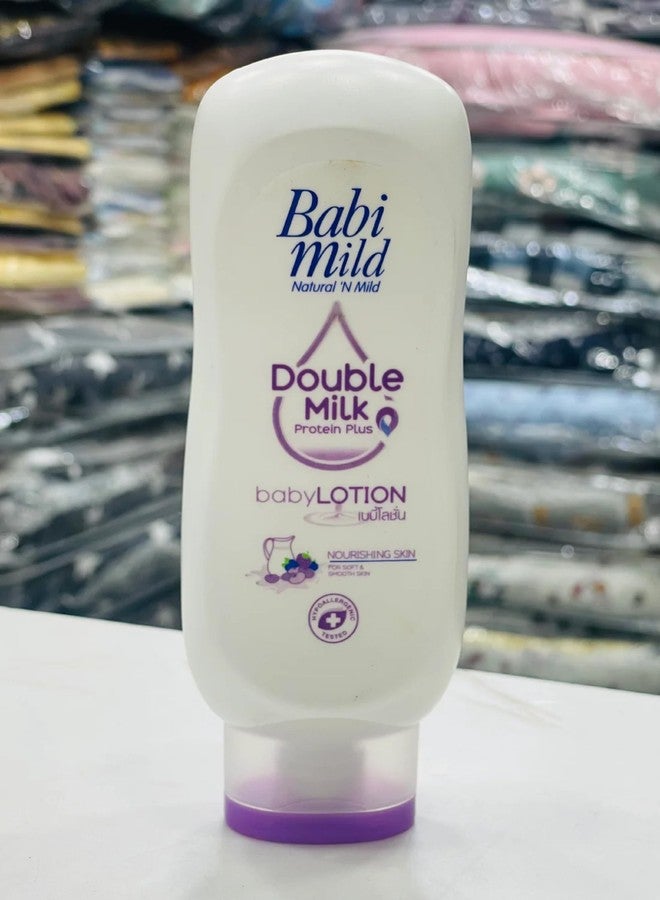 HANI PO™ Babi Mild Double Milk (protein plus) Baby Lotion 180ml from 6+ months - Imported Product for cream for girl baby | baby boy - Pack of 1 - Thailand Product - Image 4