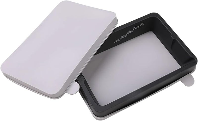 حوض راتنج طابعة ثلاثية الأبعاد من الألومنيوم المؤكسد، مجموعة من قطعة واحدة مع فيلم FEP مثبت مسبقًا وغطاء حلقة فولاذية - Image 3