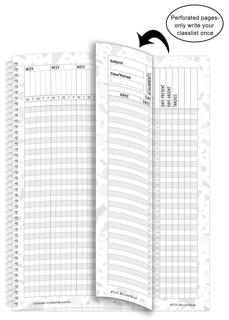 Teacher Created Resources Terrazzo Tones Record Book (TCR7231) - Image 3