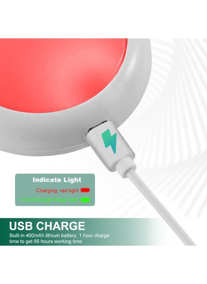 Generic 6pcs LED Closet Lights Wireless Motion Sensor Puck Light Battery Operated Puck Lights with Remote Dimmer Under Cabinet Counter Lighting for Kitchen Wardrobe Bedroom  - Image 4
