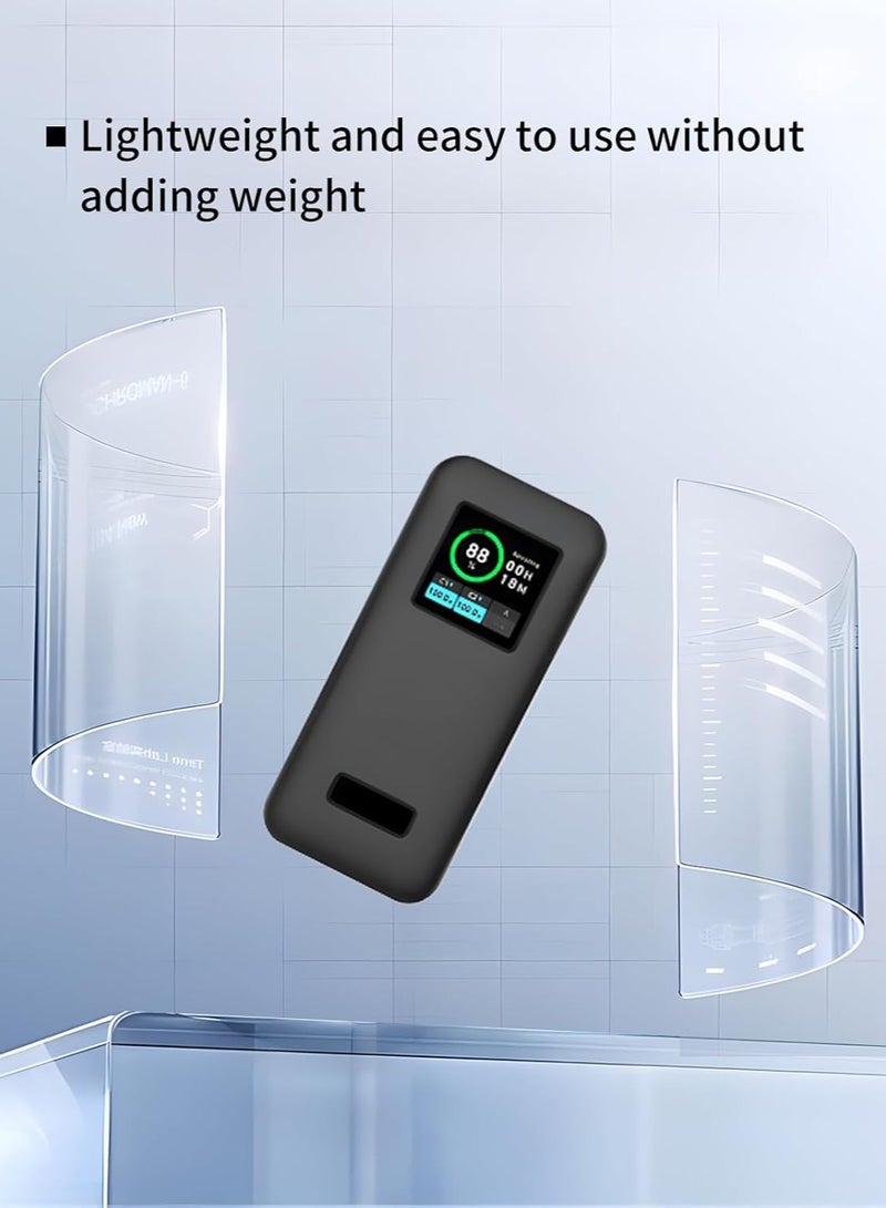 Case for Anker Prime 20000mAh Power Bank(200W), Soft Silicone Protective Portable Scratch Shock Resistant，Black  - Image 5