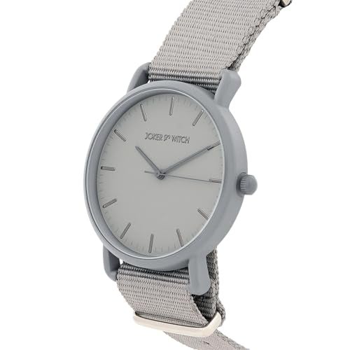 Joker & Witch Tranquil 42mm Grey Dial 20mm Grey Synthetic Strap Watch for Men - Image 2