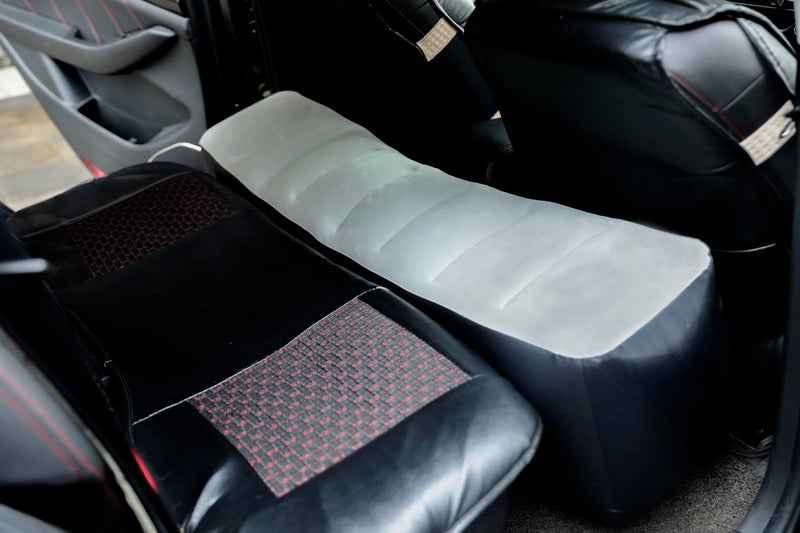 Onirii Inflatable Car Air Travel Mattress Back Seat Gap Pad with Air Pump,51.2"Ã—10.6"Ã—14.6" Portable Cushion Camping Sleeping Gap Pad Air Couch for Car,SUV - Image 2