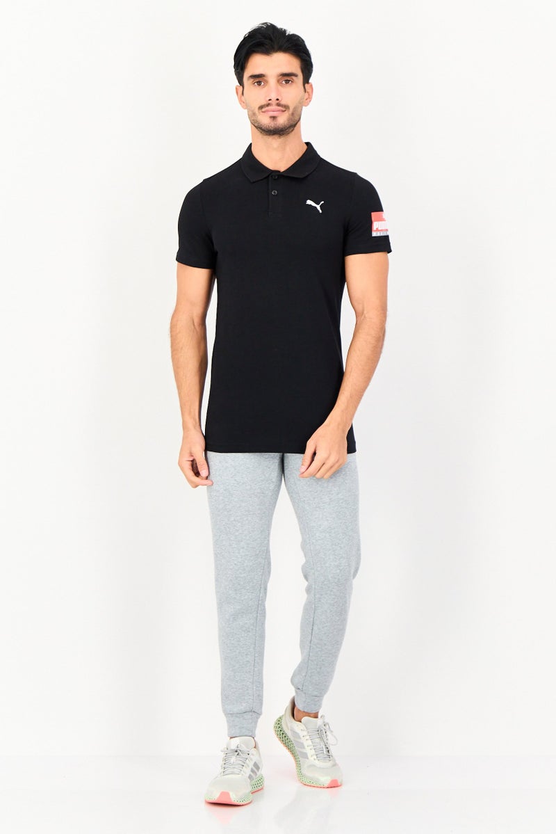 PUMA Men Regular Fit Short Sleeve Outdoor Polo Shirt, Black - Image 4