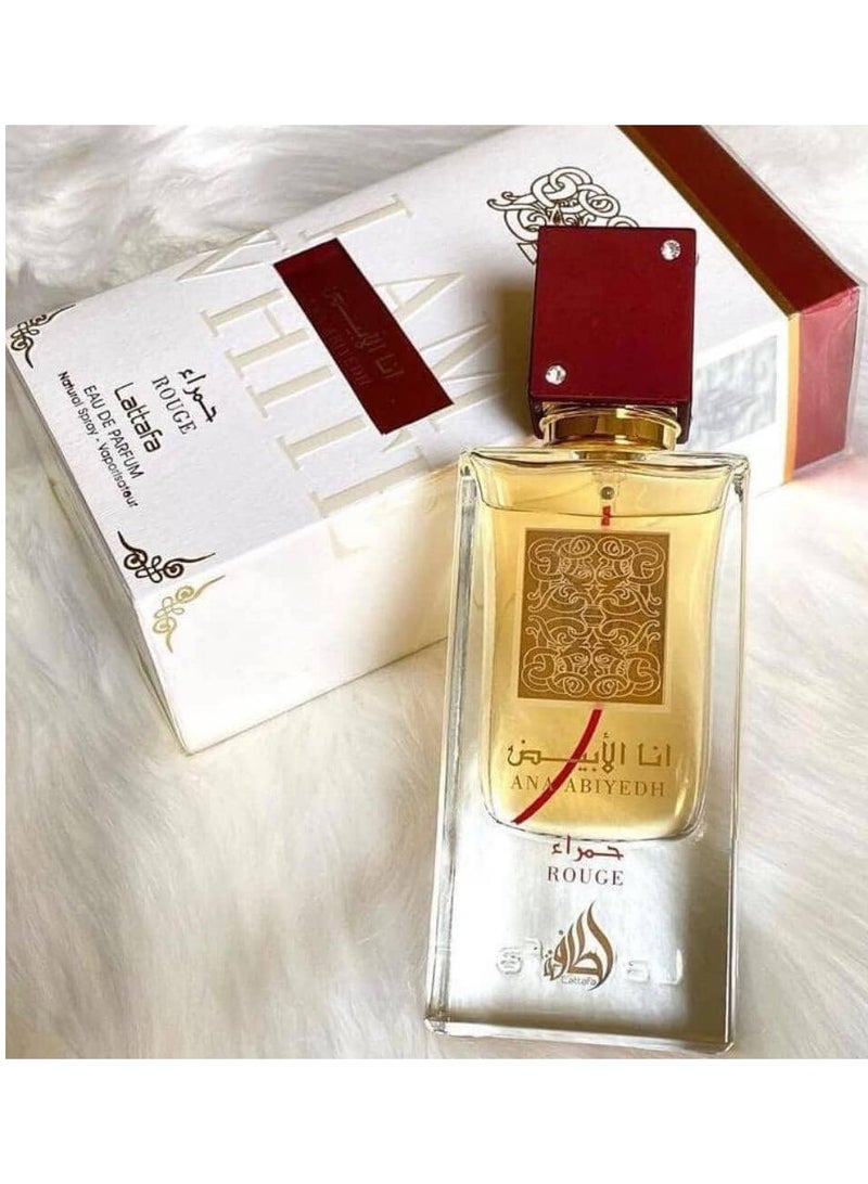 لطافة عطر انا الابيض روج برفيوم 60 مل - Image 2