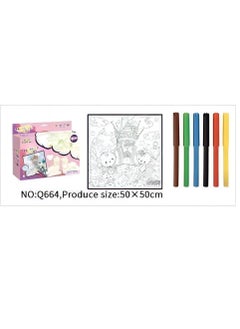 Y&D Children's Colorful Graffiti Painting Cloth Early Education Enlightenment Handmade Creative Cartoon Shaped Kindergarten Toys  - Image 2