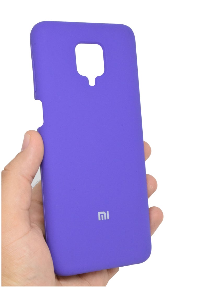 جنرال - جراب Redmi Note 9S غطاء واقٍ من السيليكون مع بطانة داخلية من الألياف الدقيقة متوافق مع Xiaomi Redmi Note 9S - Image 1