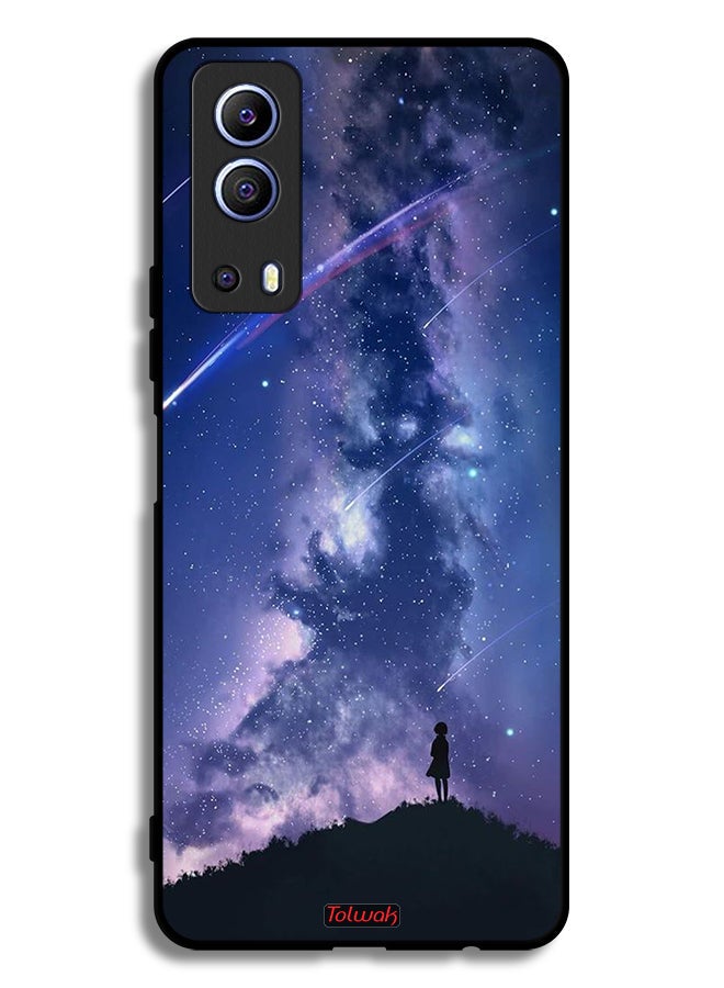 Tolwak Vivo Y72 5G Protective Case Cover Moving Stars - Image 2