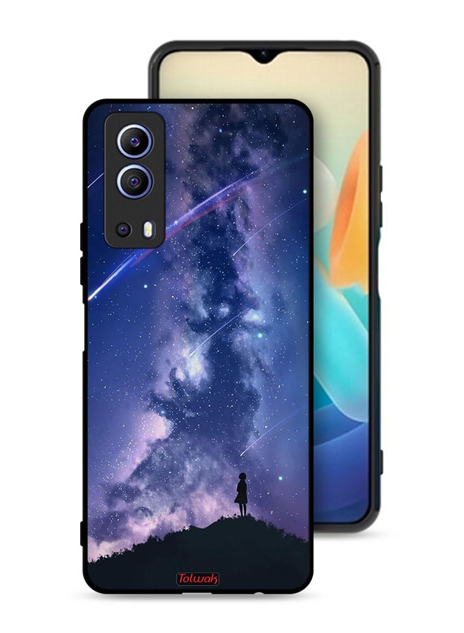 Tolwak Vivo Y72 5G Protective Case Cover Moving Stars - Image 1