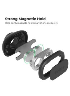iOttie iTap 2 Magnetic Dashboard Car Mount Holder || Cradle for Samsung Galaxy S22, Google Pixel 7, Motorola Moto G, OnePlus 10, Sony Xperia & Other Android Smartphones  - Image 2