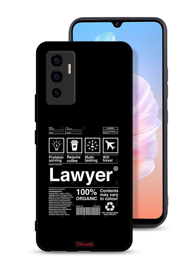 Tolwak Vivo V23e Protective Case Cover Lawyer Sticker - Image 1