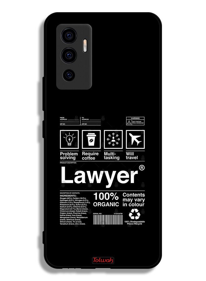 Tolwak Vivo V23e Protective Case Cover Lawyer Sticker - Image 2