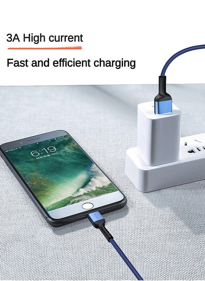 120W Fast Charging Cable, 1.23m Durable Lightning Cable, TPE Material, Safe Smart Chip, 3A High Current