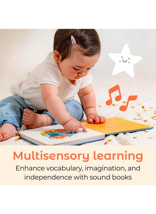 Cali's Books Twinkle Twinkle Little Star Interactive Sound Book For 1 Year Old | New Rechargeable Musical Book, No More Batteries For Babies With 6 Bedtime Nursery Rhymes  - Image 4
