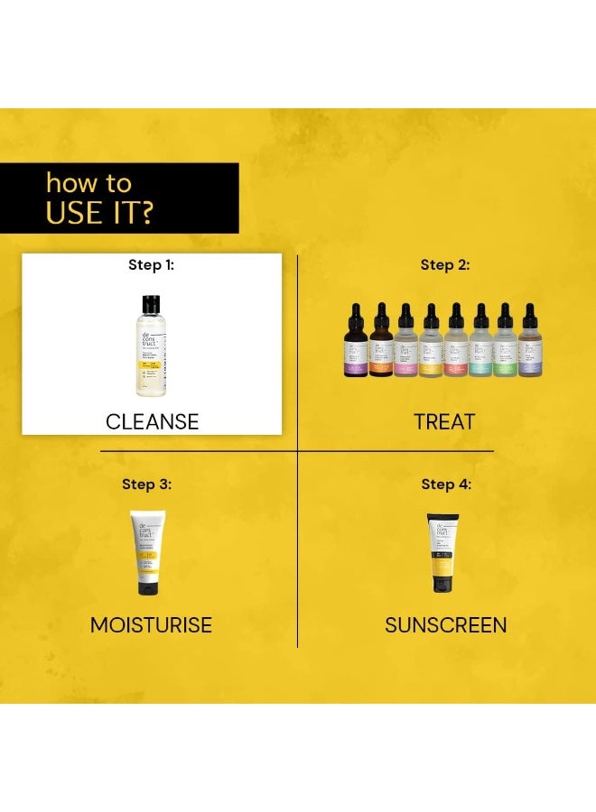 Deconstruct Niacinamide Brightening Face Wash | 2% Niacinamide+2% Liquorice Root Extract | Fragrance-free Face Wash for Tan Removal & Glowing Skin | pH Balanced & SLS & Paraben Free | 100 ml - Image 3