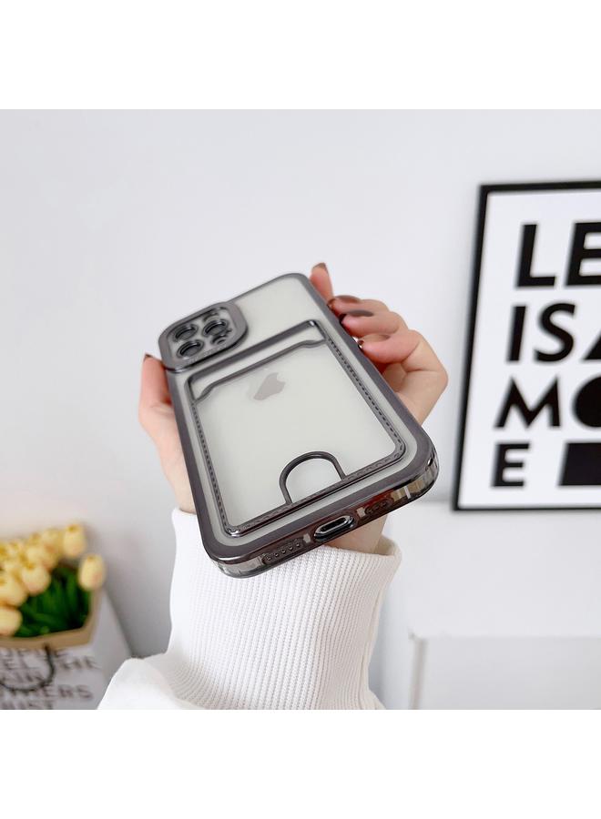 S-TOP Case For iPhone 14 Electroplating Frame Card Slot Phone Case - Image 5