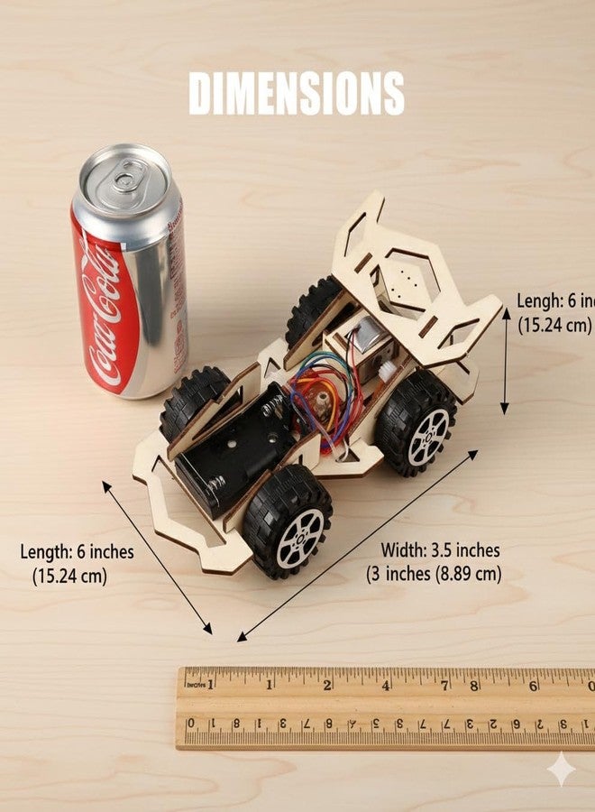 DREWIT STAR 3D Wooden Tractor Model Kit DIY Mechanical Puzzle for Adults Teens Laser Cut Wood Building Set, Moving Gears Rubber Band Motor Unique Office Decor Gift for Men (Phantom Chariot) - Image 2