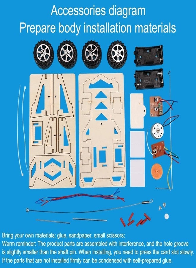 DREWIT STAR 3D Wooden Tractor Model Kit DIY Mechanical Puzzle for Adults Teens Laser Cut Wood Building Set, Moving Gears Rubber Band Motor Unique Office Decor Gift for Men (Phantom Chariot) - Image 4