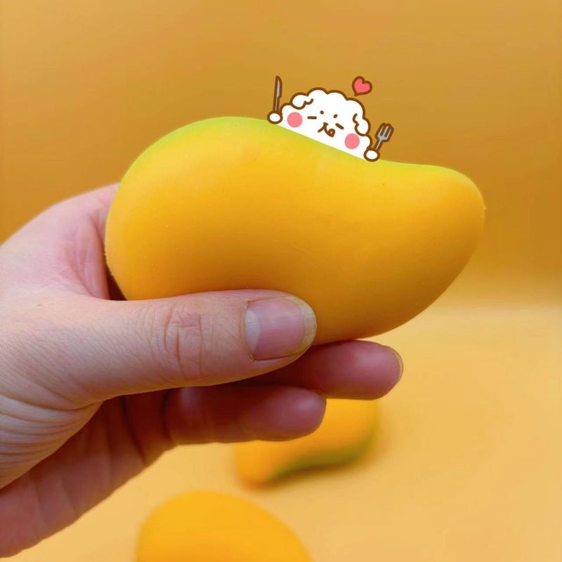 Xin Ying Mango Squeeze Toy Stress Relief Fidget Toy for  Kids - Image 4