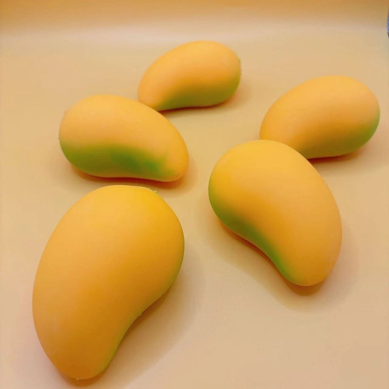 Xin Ying Mango Squeeze Toy Stress Relief Fidget Toy for  Kids - Image 1