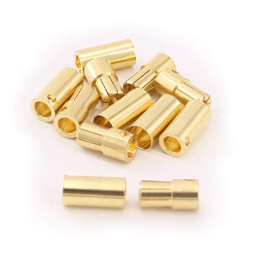 OliRC 6pairs 65mm Gold Plated Male and Female Bullet Banana Connectors Plugs for DIY RC Battery ESC MotorC1186 - Image 1