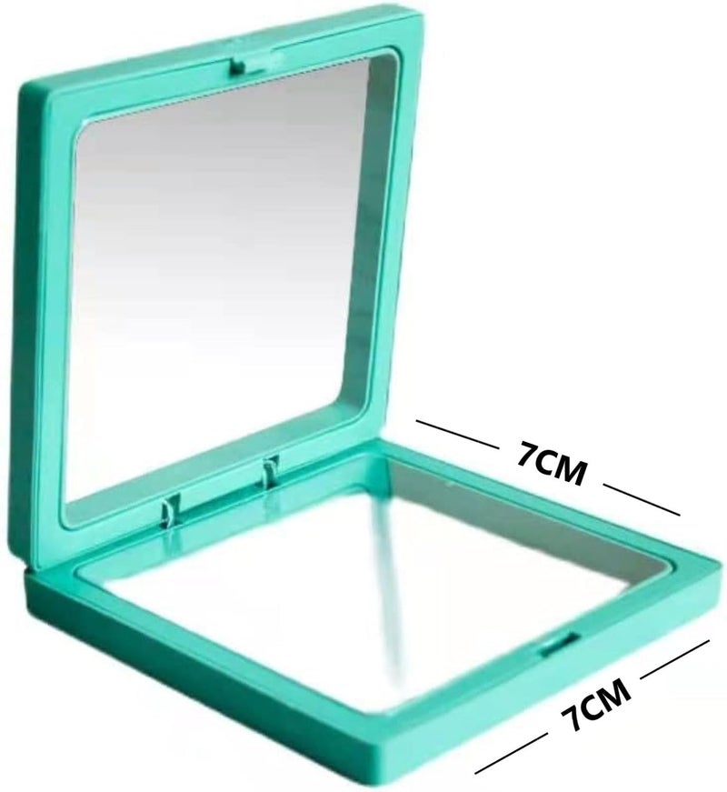 V2H 1Pcs Transparent PE Film Plastic Storage Box Classification Trinket For jewellery Crystal Gem Box Holder Organizer Earrings Ring PACK Of 1 - Image 5