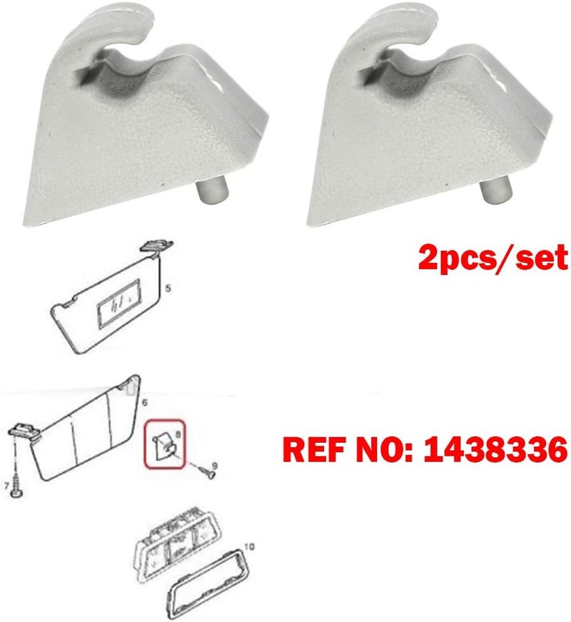 Wivplex 2pcs Sun Visor Clips Holder for Holden Vehicles - Image 4