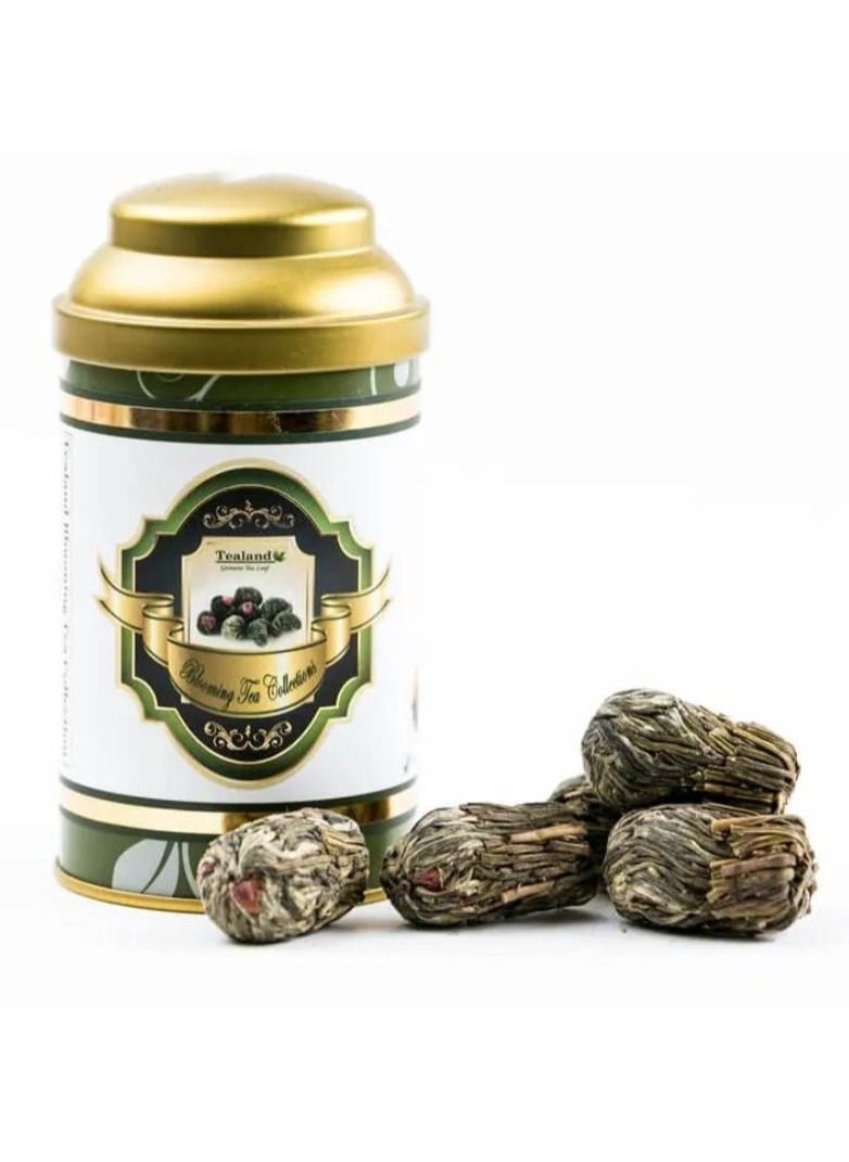 Tealand - Natural Blooming Tea Balls Red Carnation Loose Tea Hand Rolled Flowering - Image 1
