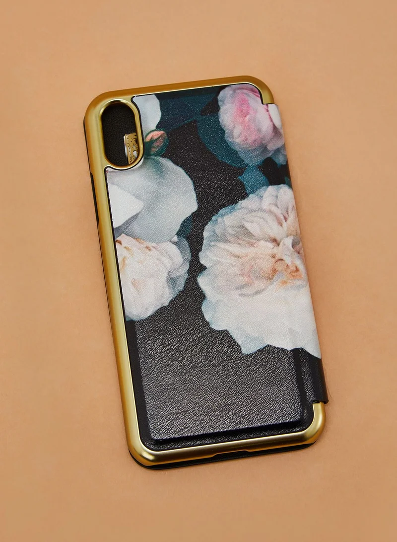 Ted Baker Chelsea Black Mirror Folio Iphone X/XS Case