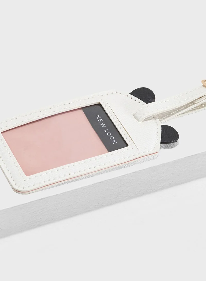 NEW LOOK Panda Luggage Tag