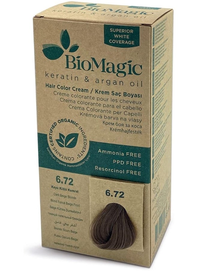 BIOMAGIC Biomagic Permanent Hair Dye - Dark Beige Blonde  - Image 1