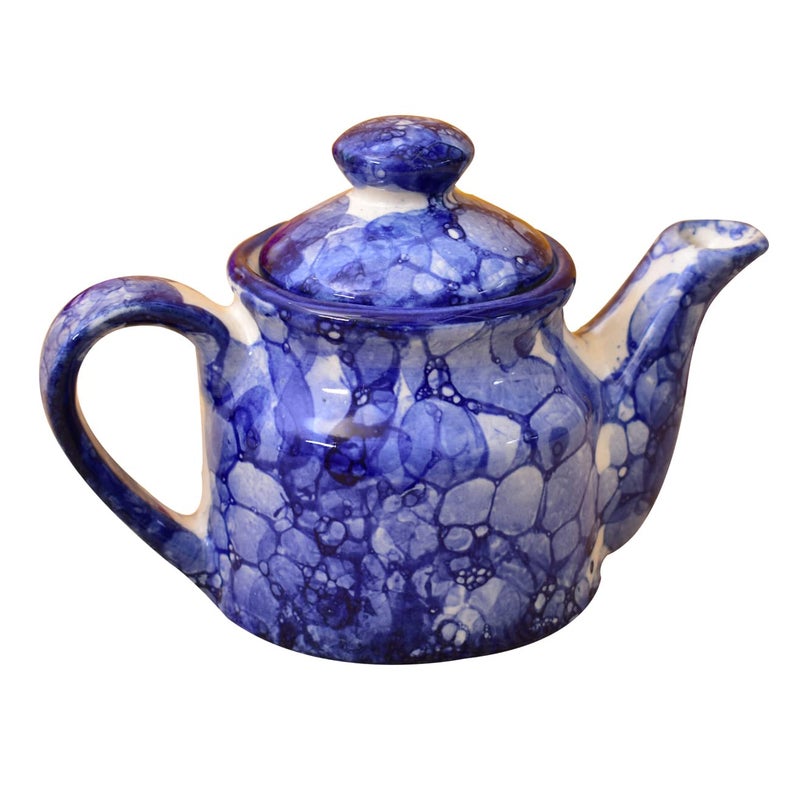 KunhaR Ceramic Teapot 1 Piece Blue Luster 300 ml - Image 1