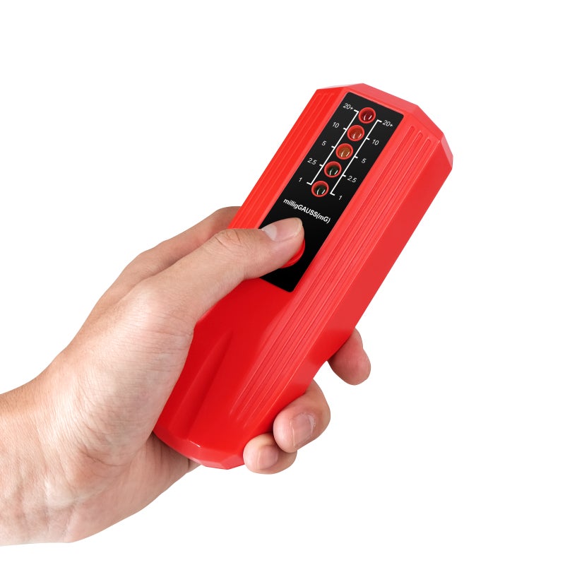 مقياس الحقول الكهرومغناطيسية المحمول (Handheld EMF Meter) - كاشف الإشعاع الكهرومغناطيسي المحمول - كاشف المجال الكهربائي الرقمي للمنزل والمختبر والمستشفى - كاشف إشعاع متعدد الوظائف - Image 3